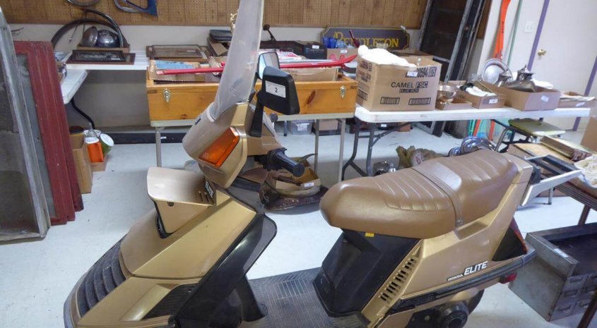 Honda Scooter, Vintage and Garage Items Online Only