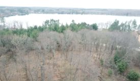 Beautiful wooded building site with view of Jordan Lake, Adams County Wisconsin Dells, WI