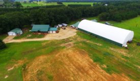 Log Home with Equine Property and Hunting History Marquette County