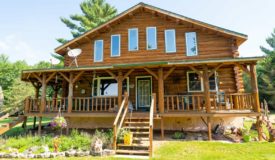 Marquette County Multi Parcel LIVE Auction on Log Home and Acreage