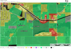 land use MAP Bush farm