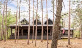 Log Home with Hunting Land in Juneau County WI