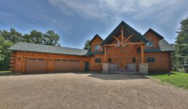 Log Home with Hunting Land for Sale in Marquette County, WI