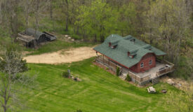 Mississippi River Hilltop Cabin for Sale in Crawford County, WI