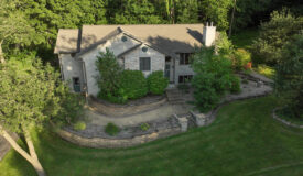Country Home with Private Waterfall for Sale in Sauk County, Wisconsin