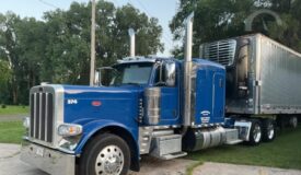 Peterbilt Semi Truck plus trailers