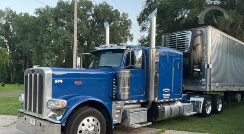 Peterbilt Semi Truck plus trailers