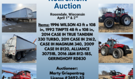 Dennis Pipping Retirement Auctiontime Online Auction
